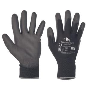 Rukavice pletené FF BUNTING LIGHT HS-04-003, čierne, veľ. 9/L