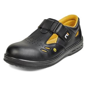 Sandále pracovné RAVEN ESD 01 SRC, čierne, veľ. 39