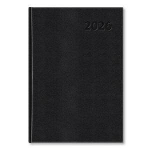Diár týždenný B5 16,5 x 24,5 cm Manager 2026 - čierny