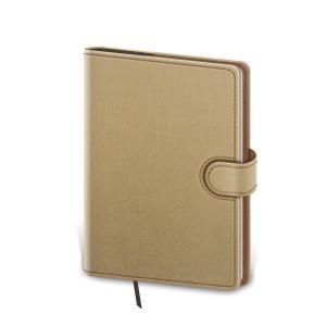 Diár Flip denný A5 14,3x20,5cm béžovo/hnedý 2024