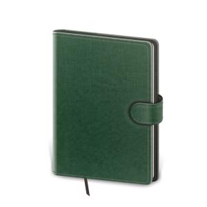 Diár Flip týždenný vreckový 9x14cm - zeleno/šedý 2026