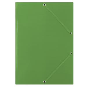 Kartónový obal lesklý s gumičkou zelený 400g
