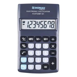 Kalkulačka DONAU TECH K-DT2087-01 vrecková čierna