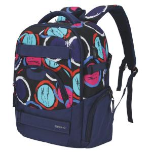Školský batoh DONAU farebné kruhy