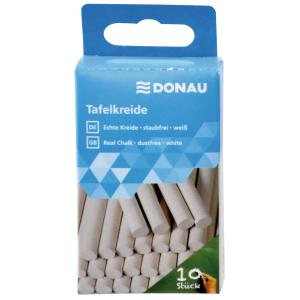 Kriedy na tabuľu DONAU biele, 10ks