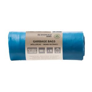 Vrecia zaväzovacie DONAU ECO 100 ℓ, 35 mic,10 ks, modré