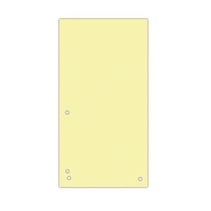 Kartónový rozraďovač úzky žltý 105x235 mm