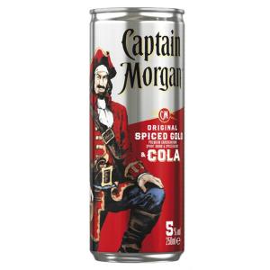 Captain Morgan & Cola 5% 250 ml