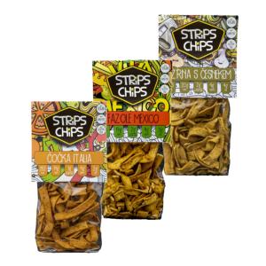 Strips Chips mix príchutí