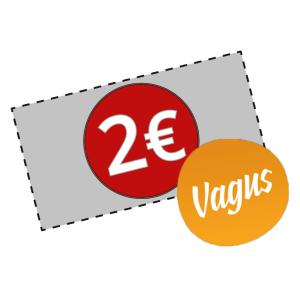 Darujem 2 € organizácii Vagus