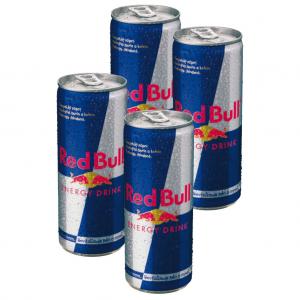 Red Bull plech 250 ml 4 ks v bal.