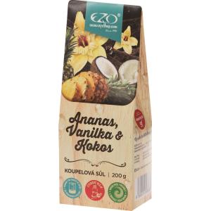 Kúpeľová soľ 200g Ananás kokos vanilka