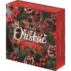 Adventný kalendár Orieškáč 290g mix orechov čokoláde a cukre