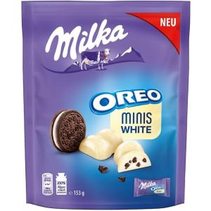 Milka Oreo Minis v bielej čokoláde 153 g