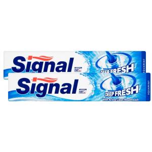 Signal zubná pasta duopack 2x75ml Deep Fresh Aquamint