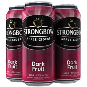 Strongbow cider Dark Fruit 4x400 ml plech
