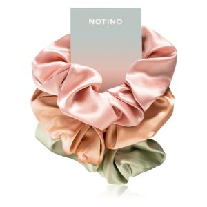 Notino Pastel Collection gumičky do vlasov Pink, Orange, Green 3 ks