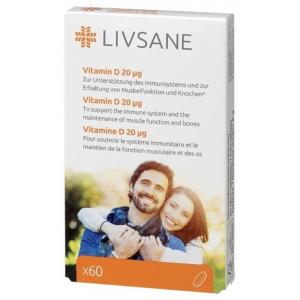Vitamín D Livsane 60 tabliet