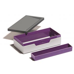 Prenosný box VARICOLOR fialový