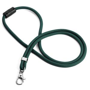 Závesný remienok DURABLE rPET so skobou, okrúhly, zelený 10 ks