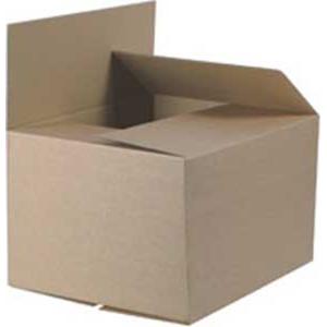 Škatuľa s klopou hnedá 410x320x250 mm