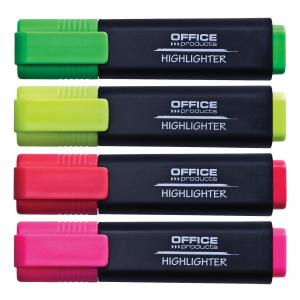 Zvýrazňovač Office Products sada 4 farby
