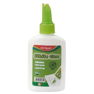 Lepidlo biele KEYROAD 60 g, dipslay 24 ks