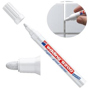 Popisovač na špáry edding 8200 biely v BL