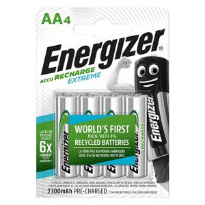 Batérie Energizer dobíjateľné AA-HR6/4 2400 mAh tužkové