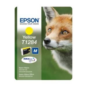 Atramentová náplň Epson T1284 yellow M pre S22/SX125/SX130/SX235W/SX420W (3,5 ml)