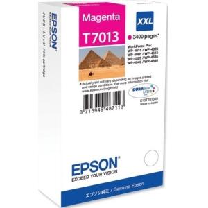 Atramentová náplň Epson T7013 magenta XXL C13T701340 pre WP4000/WP4500 (3.400 str.)