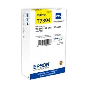 Atramentová náplň Epson C13T789440 yellow XXL pre WF-5620/5690/5190/5000 (4.000 str.)
