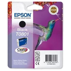 Atramentová náplň Epson T080140 black pre SP R265/R285/R360/RX560/RX585 (330 str.)