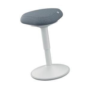 Ergonomická balančná stolička Leitz Ergo na sedenie, svetlo šedá