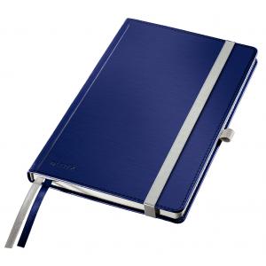 Zápisník linajkový A5 Leitz Style tvrdé dosky titánovo modrý