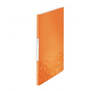 Katalógová kniha 20 Leitz WOW metalická oranžová