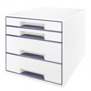 Zásuvkový box Leitz WOW sivá