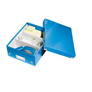 Malá organizačná škatuľa Click & Store modrá
