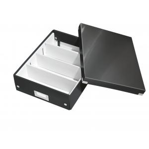 Stredná organizačná škatuľa Click & Store veľkosť M čierna