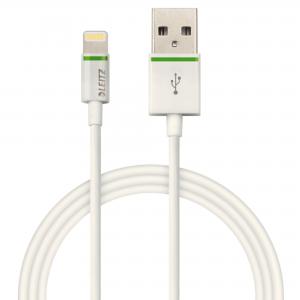 Kábel USB Leitz Complete Lightning 1m biely
