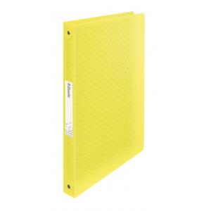 Zakladač 4-krúžkový Esselte Colour`Ice celoplastový 2,5cm žltý