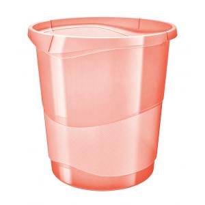 Kôš plastový Esselte Color`Ice 14l broskyňový