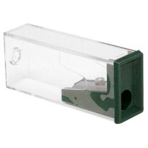 Strúhadlo Faber Castell s plastovým boxom zelené
