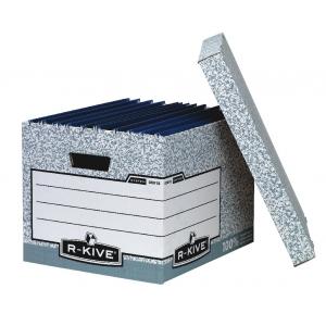 Archívna škatuľa s odnímacím vekom Fellowes BANKERS BOX sivá/biela