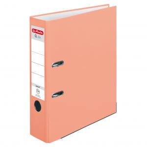 NP:ES231039 Zakladač pákový Herlitz Q.file 8cm lososový