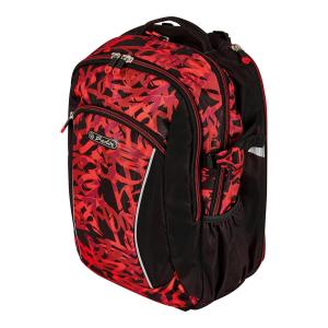 Školský batoh Herlitz Ultimate Červený/čierny