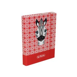 Box na zošity A5 s gumičkou Cute Animals Zebra