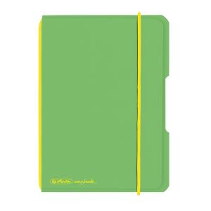 Zošit Herlitz my.book Flex A6 40 listov štvorčekový PP zelený