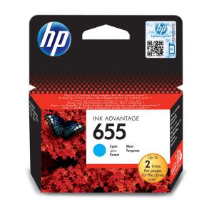 Atrament HP CZ110AE No.655 cyan