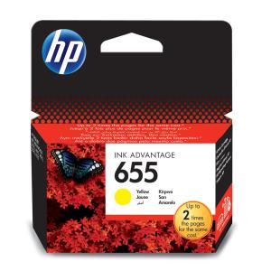 Atramentová náplň HP CZ112AE HP 655 pre Deskjet Ink Advantage 3525/4615/4625/5525 yellow (600 str.)